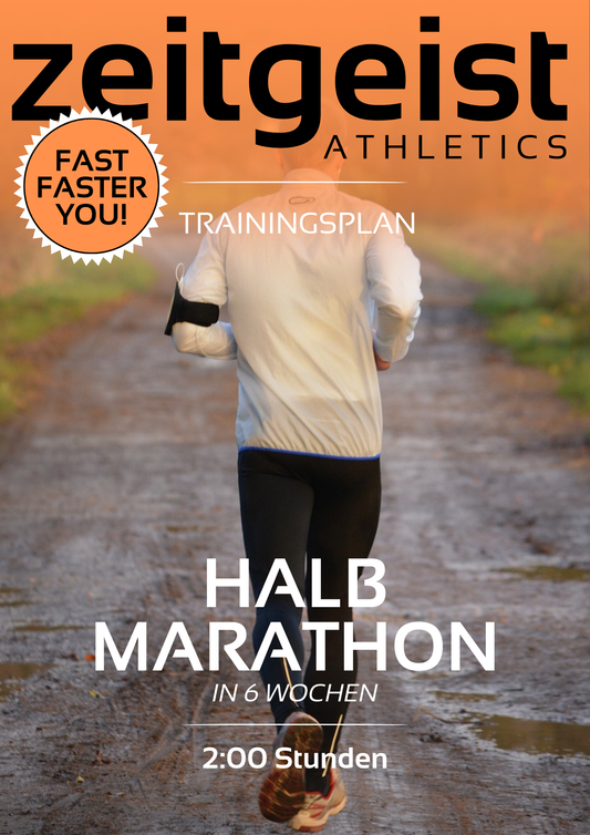 Halbmarathon in 2h 00min - 6 Wochen Trainingsplan