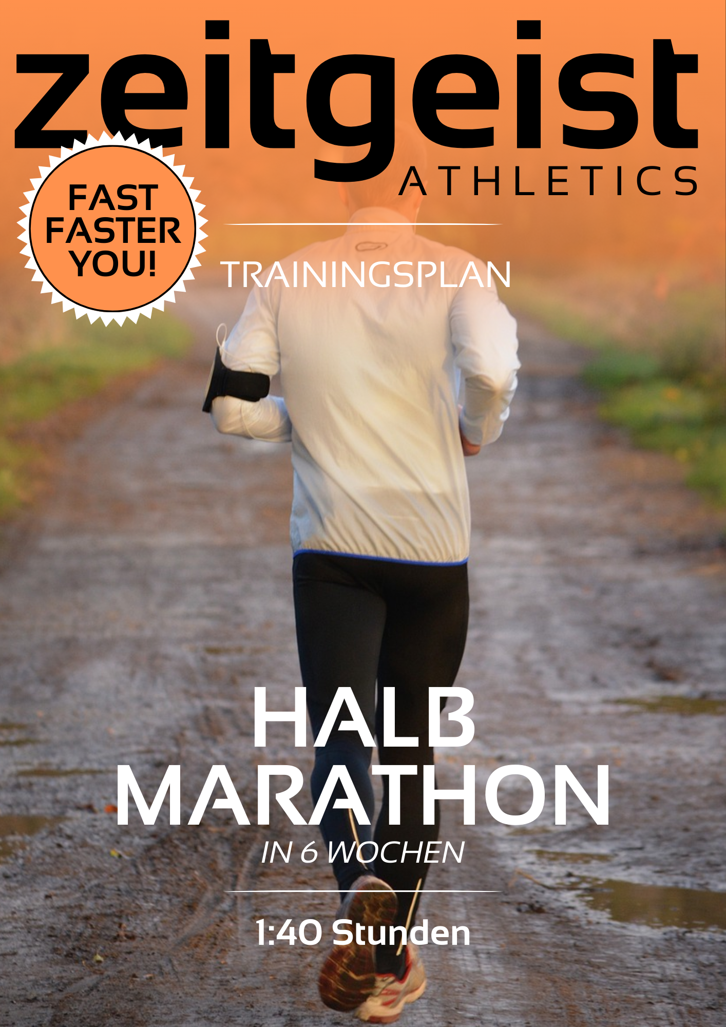 Halbmarathon in 1h 40min - 6 Wochen Trainingsplan