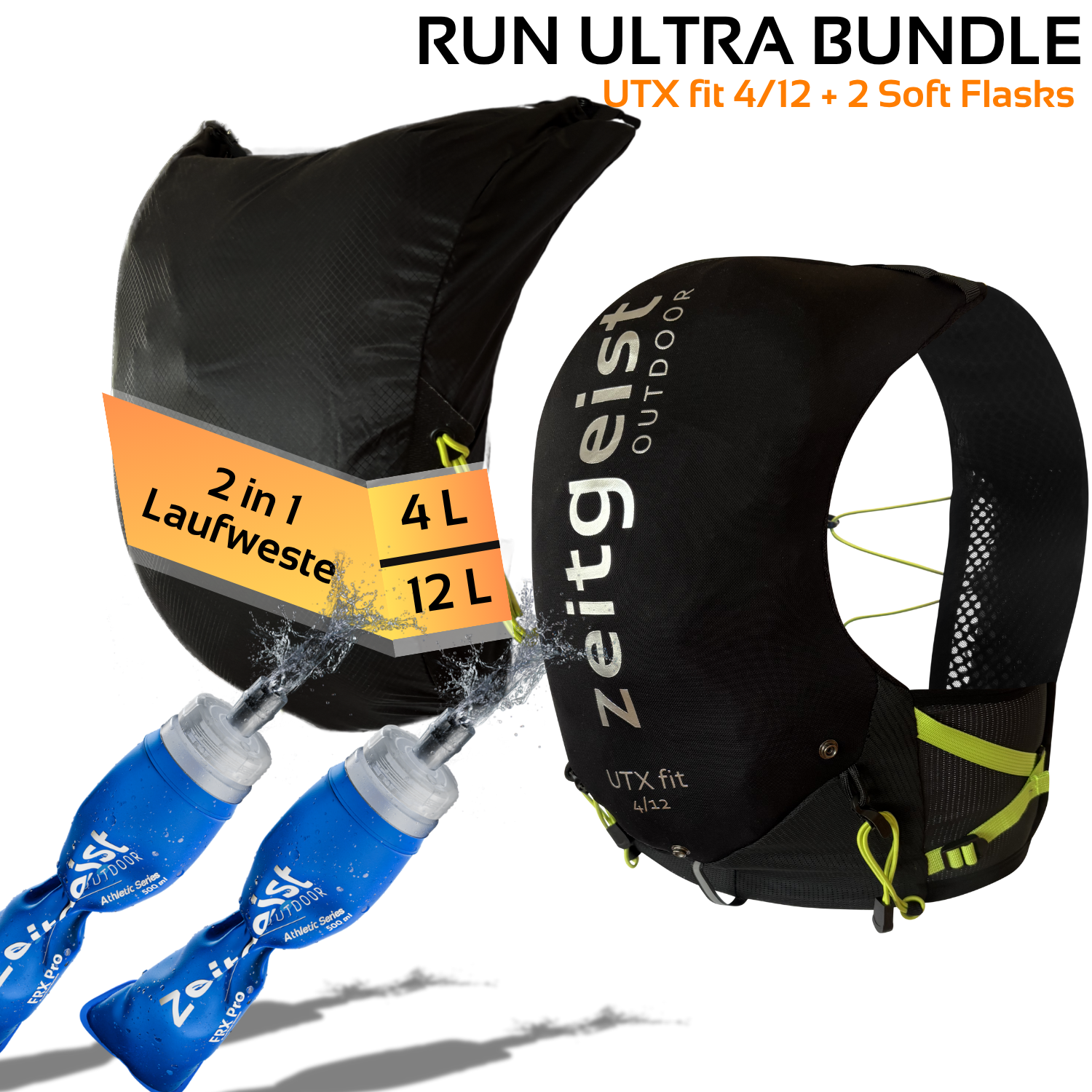 Run Ultra Bundle (UTX fit 4/12 + 2 Soft Flask)