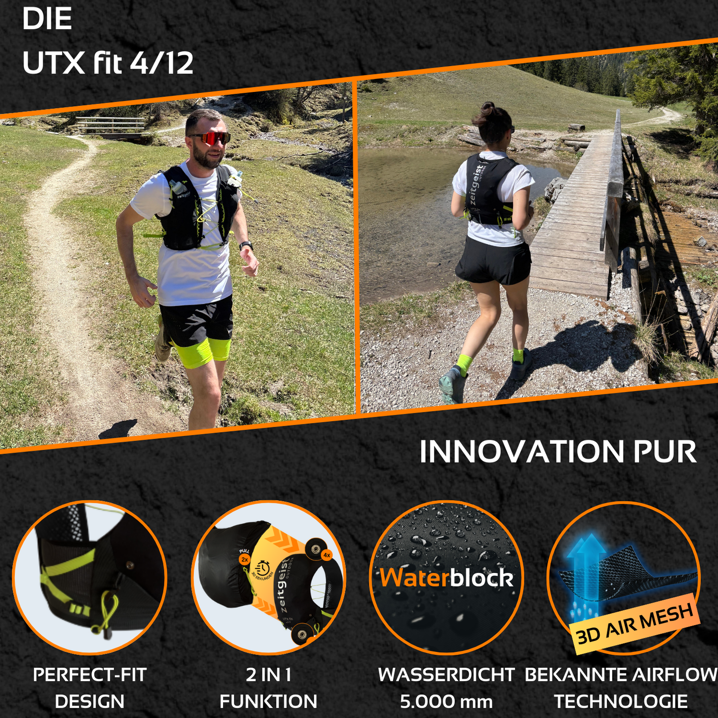 UTX fit - 2 in 1 Laufweste
