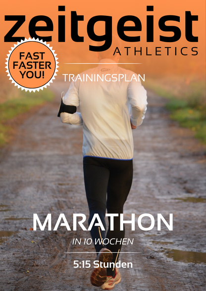 Marathon in 5h 15min - 10 Wochen Trainingsplan