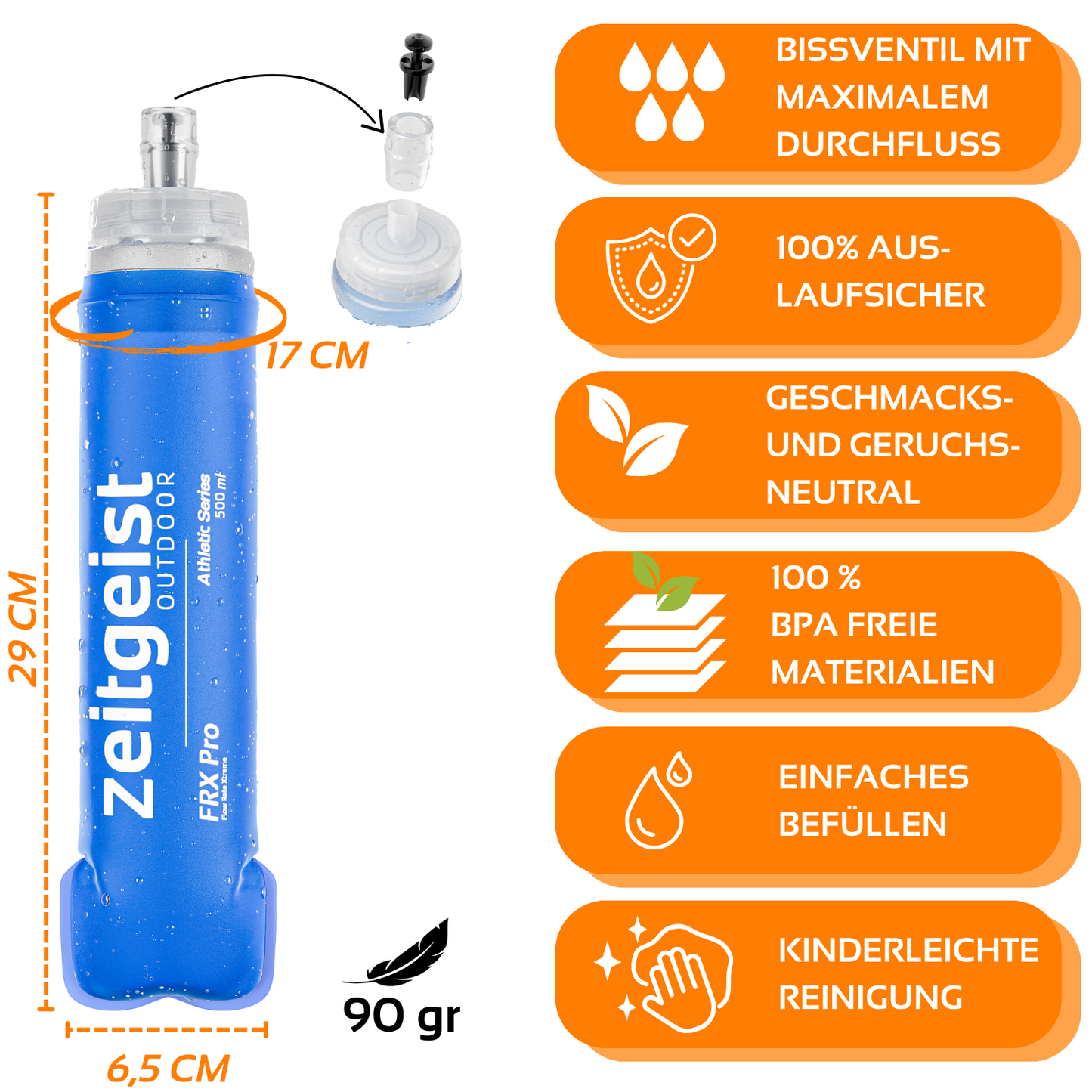 Run More (Ultra fit 4 + 2 Soft Flasks)