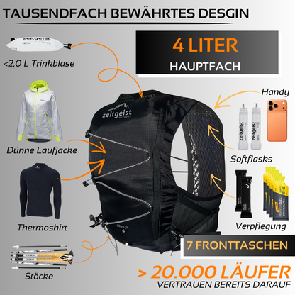 Run More - Trinkblase (Ultra fit 4 + Trinkblase)