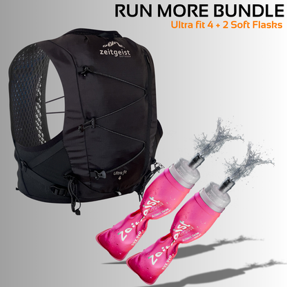 Run More (Ultra fit 4 + 2 Soft Flasks)