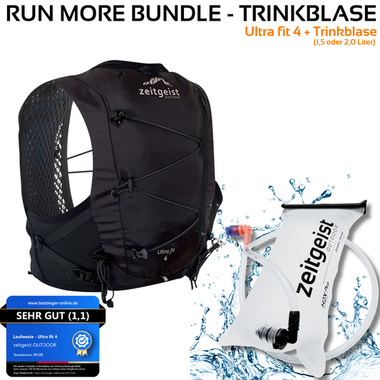 Run More - Trinkblase (Ultra fit 4 + Trinkblase)
